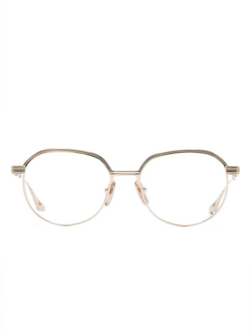 Dita Eyewear round-frame metal glasses - Gold von Dita Eyewear