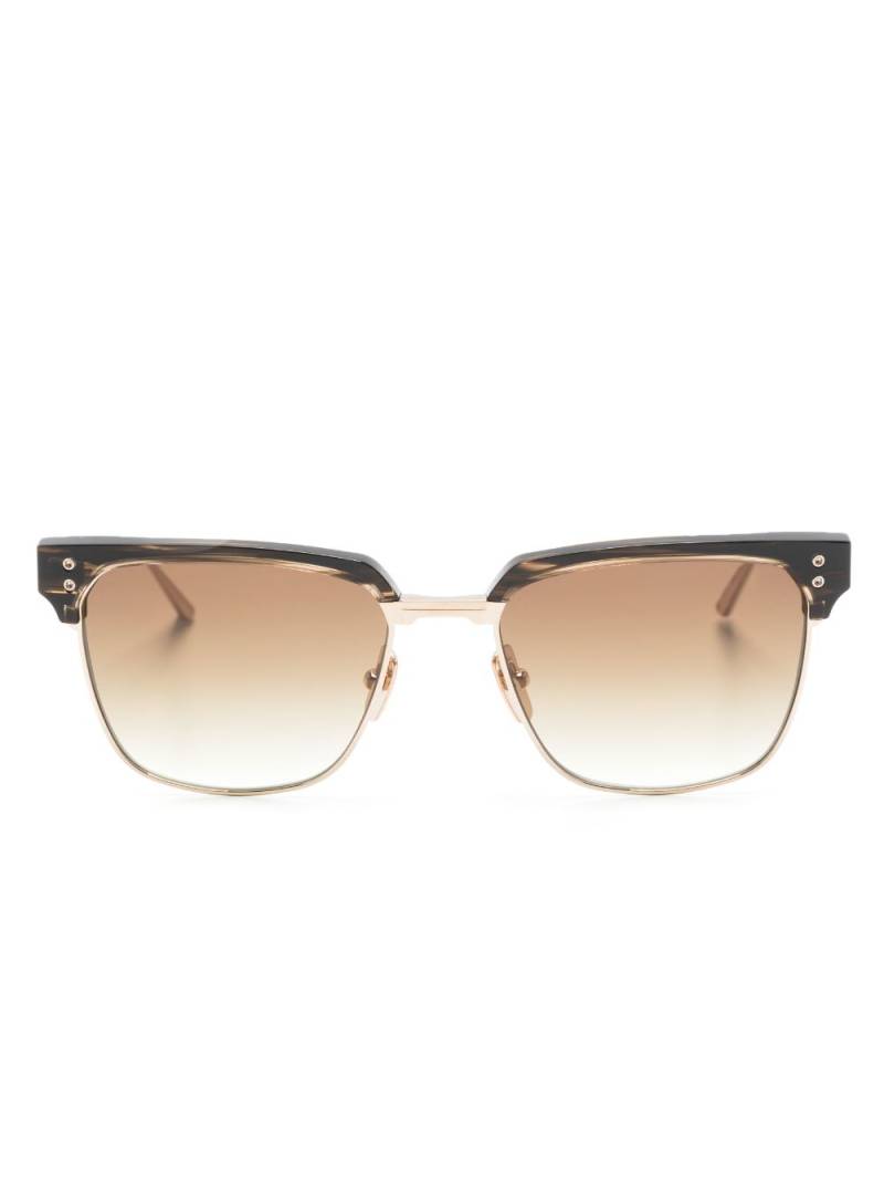 Dita Eyewear square-frame tinted-lenses sunglasses - Brown von Dita Eyewear