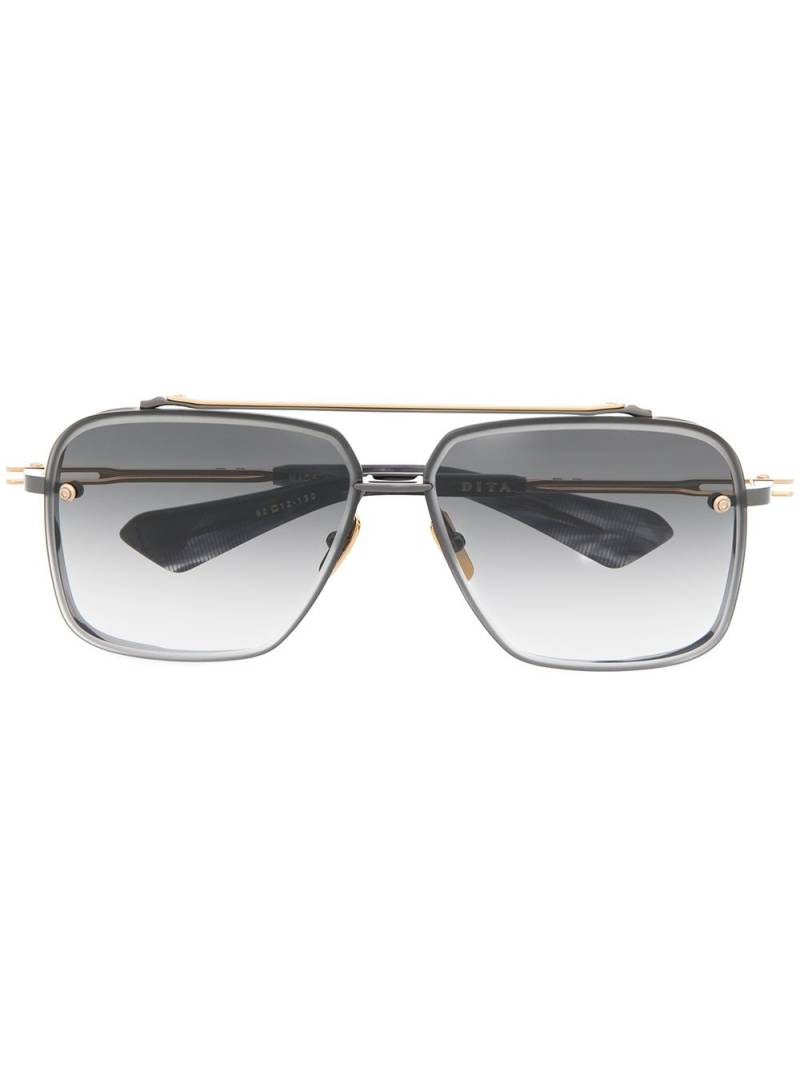 Dita Eyewear tinted pilot sunglasses - Black von Dita Eyewear