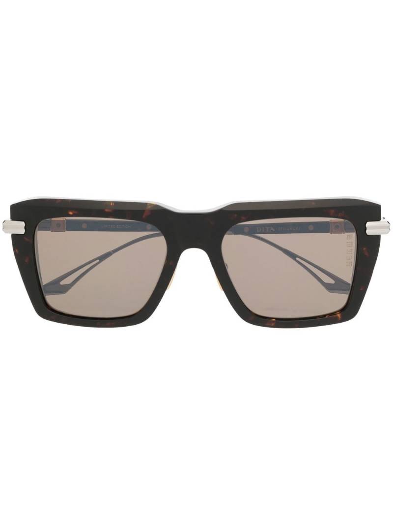 Dita Eyewear tortoiseshell-effect square sunglasses - Brown von Dita Eyewear