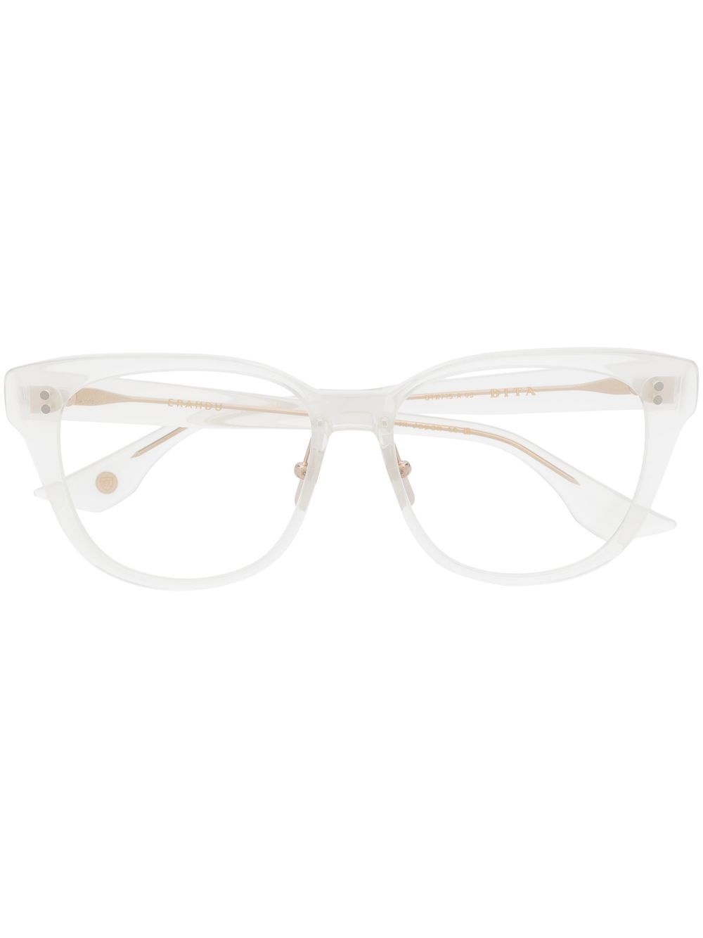 Dita Eyewear transparent-effect glasses - White von Dita Eyewear