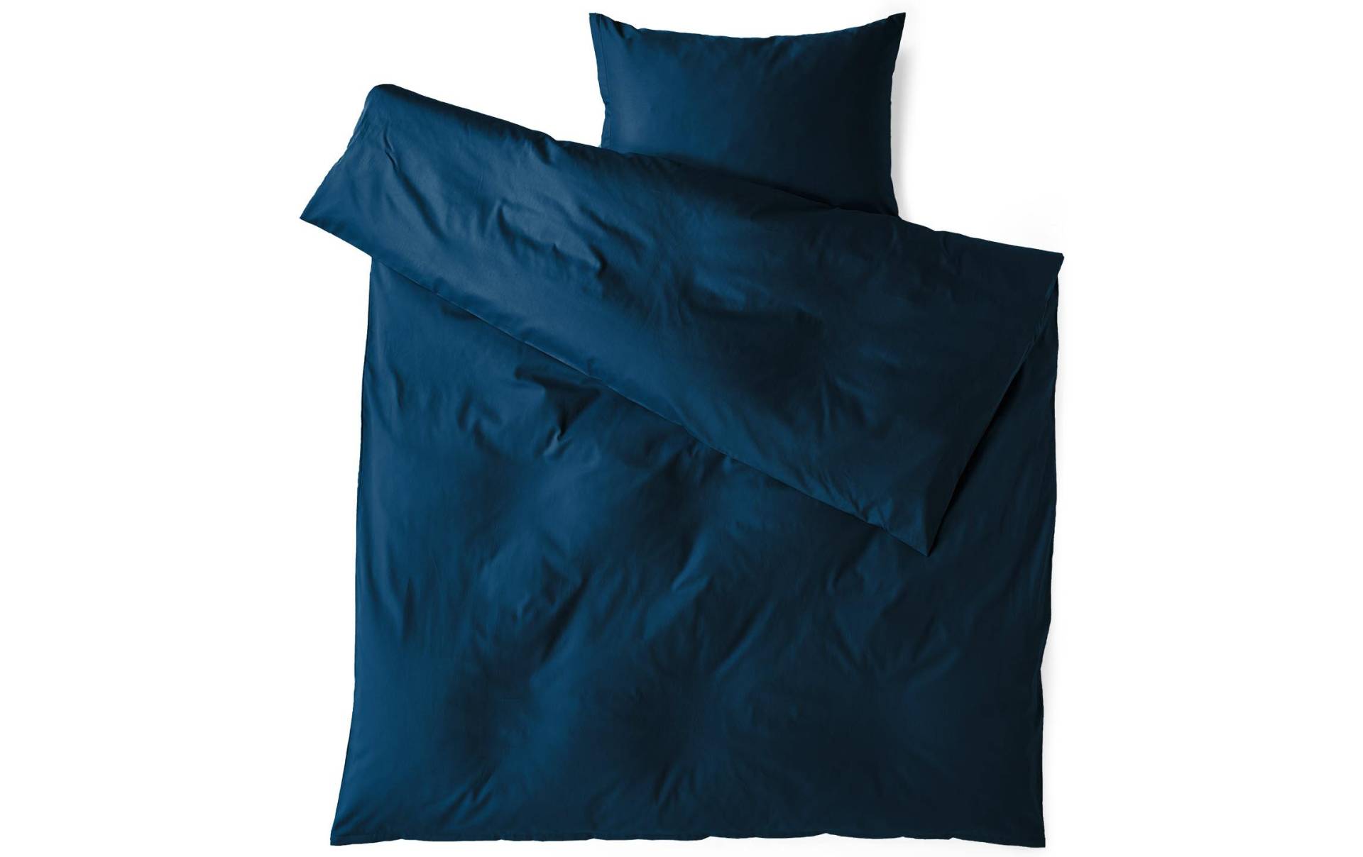 Divina Kissenbezug »Mako Satin Uni Nightblue«, (1 St.) Divina Kissenbezug »Mako Satin Uni Nightblue«, (1 St.) von Divina