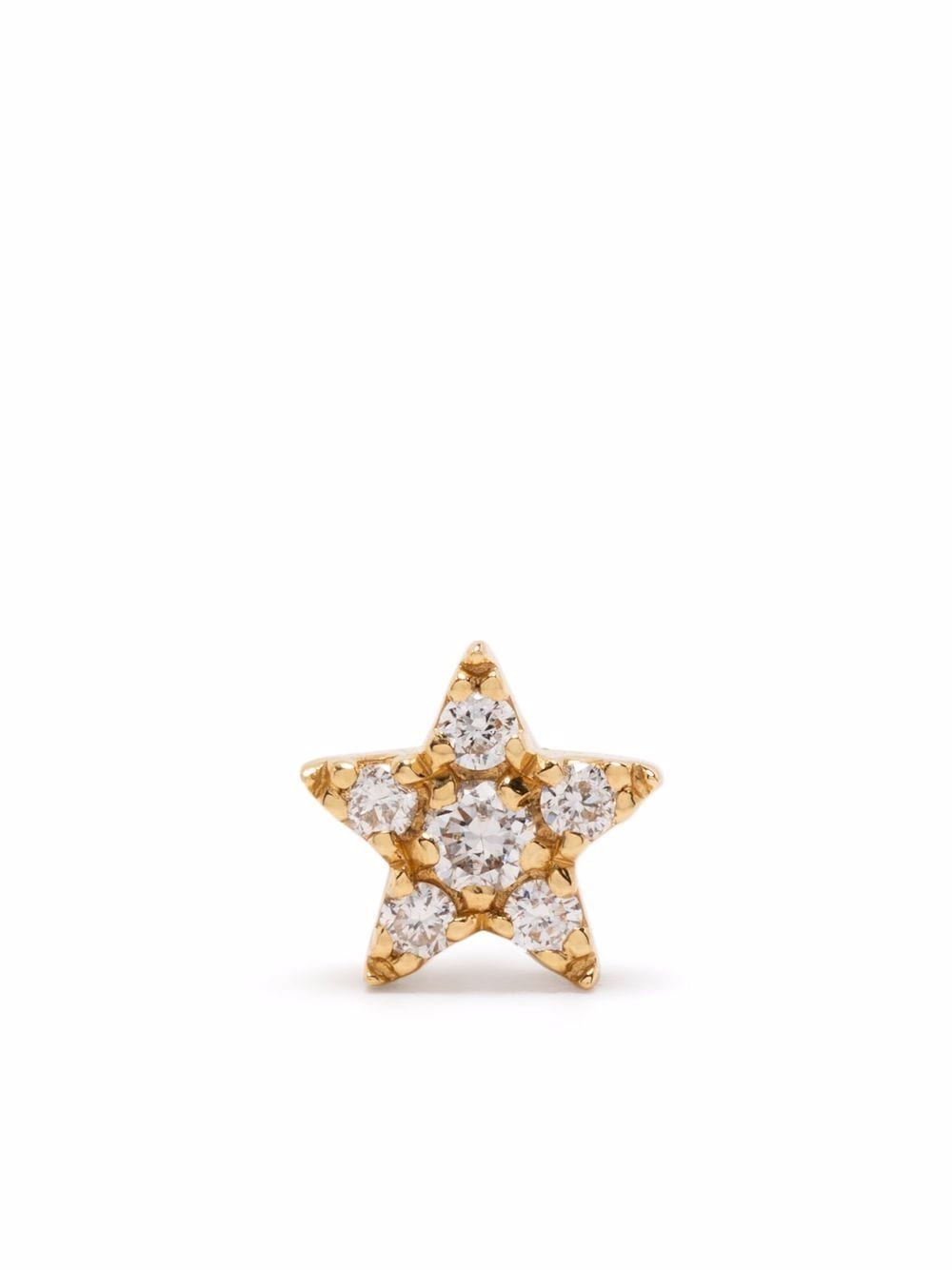 Djula 18kt yellow gold Star diamond earring von Djula