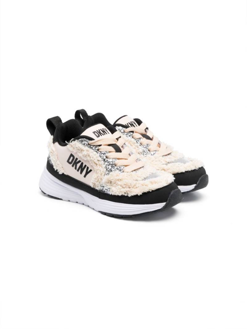 Dkny Kids Novelty lace-up trainers - Neutrals von Dkny Kids