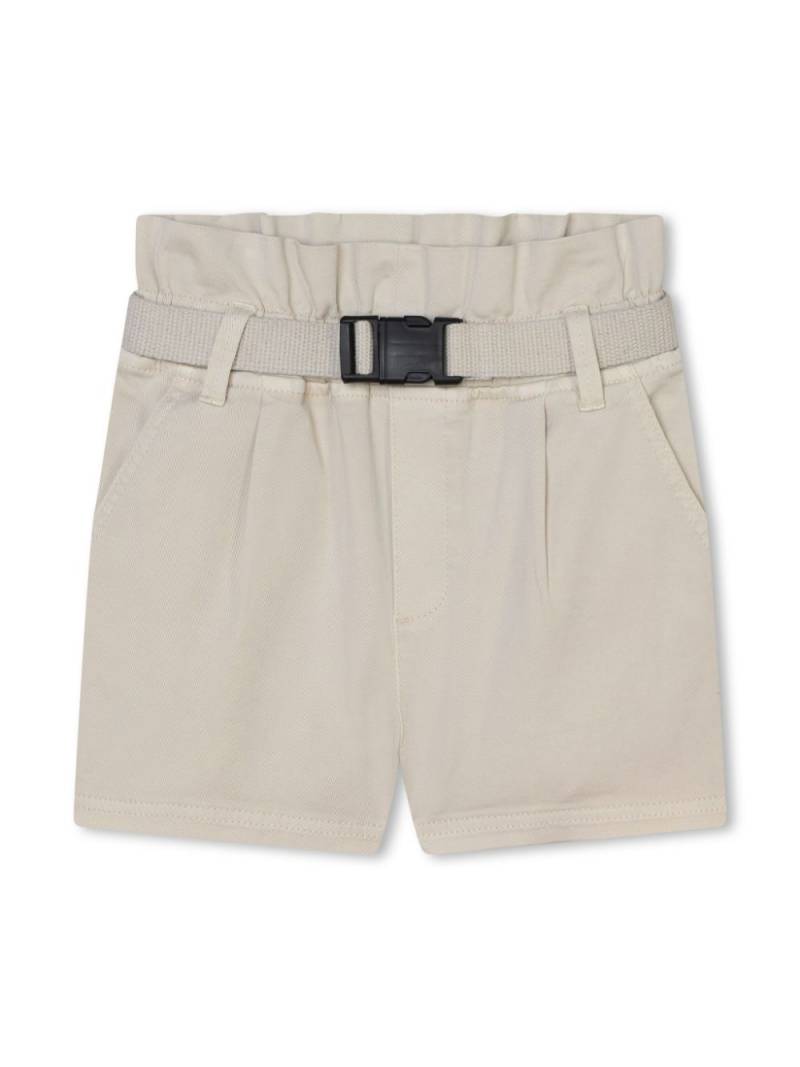 Dkny Kids belted straight-leg shrots - Neutrals von Dkny Kids