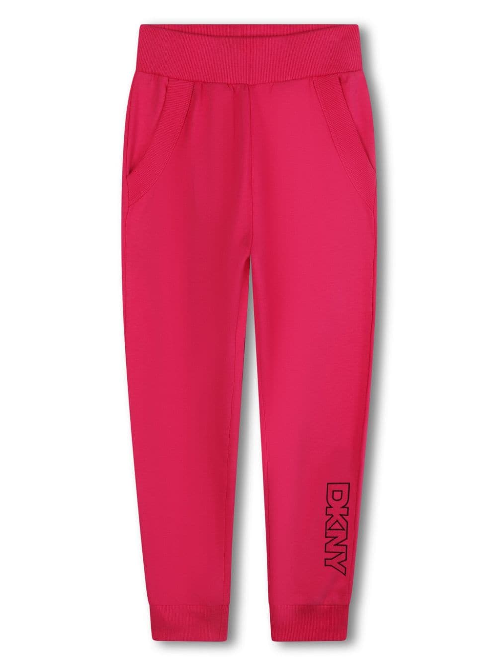 Dkny Kids logo-embroidered cotton track pants - Pink von Dkny Kids