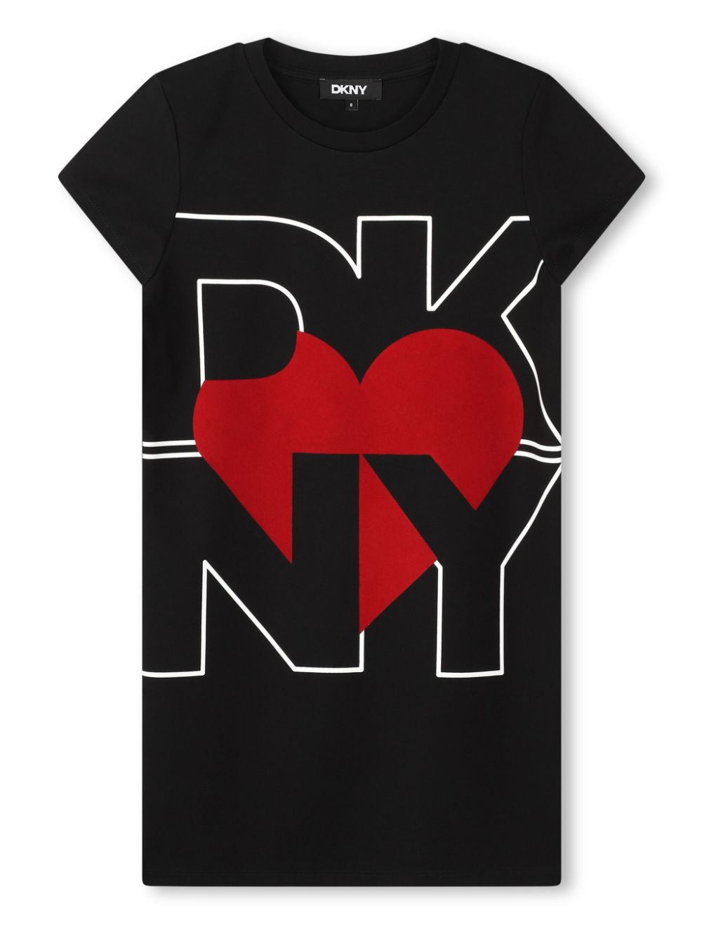 Dkny Kids logo-print T-shirt dress - Black von Dkny Kids