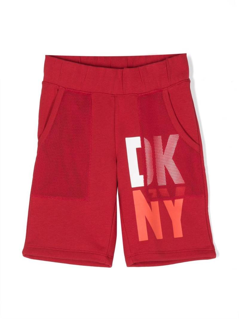 Dkny Kids logo-print bermuda shorts - Red von Dkny Kids