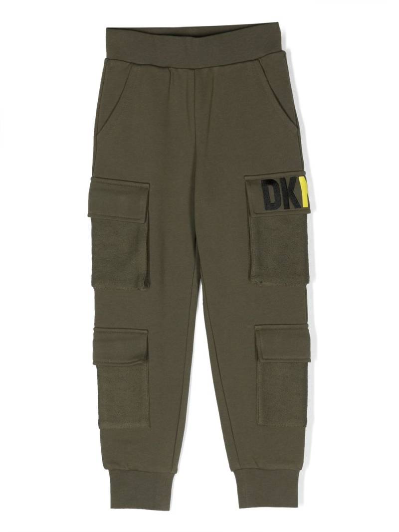 Dkny Kids logo-print cargo joggers - Green von Dkny Kids