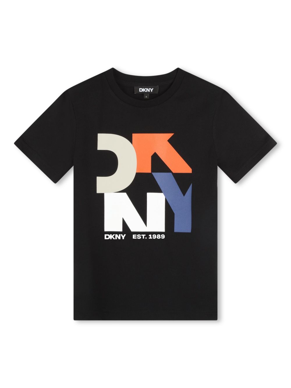 Dkny Kids logo-print cotton T-shirt - Black von Dkny Kids