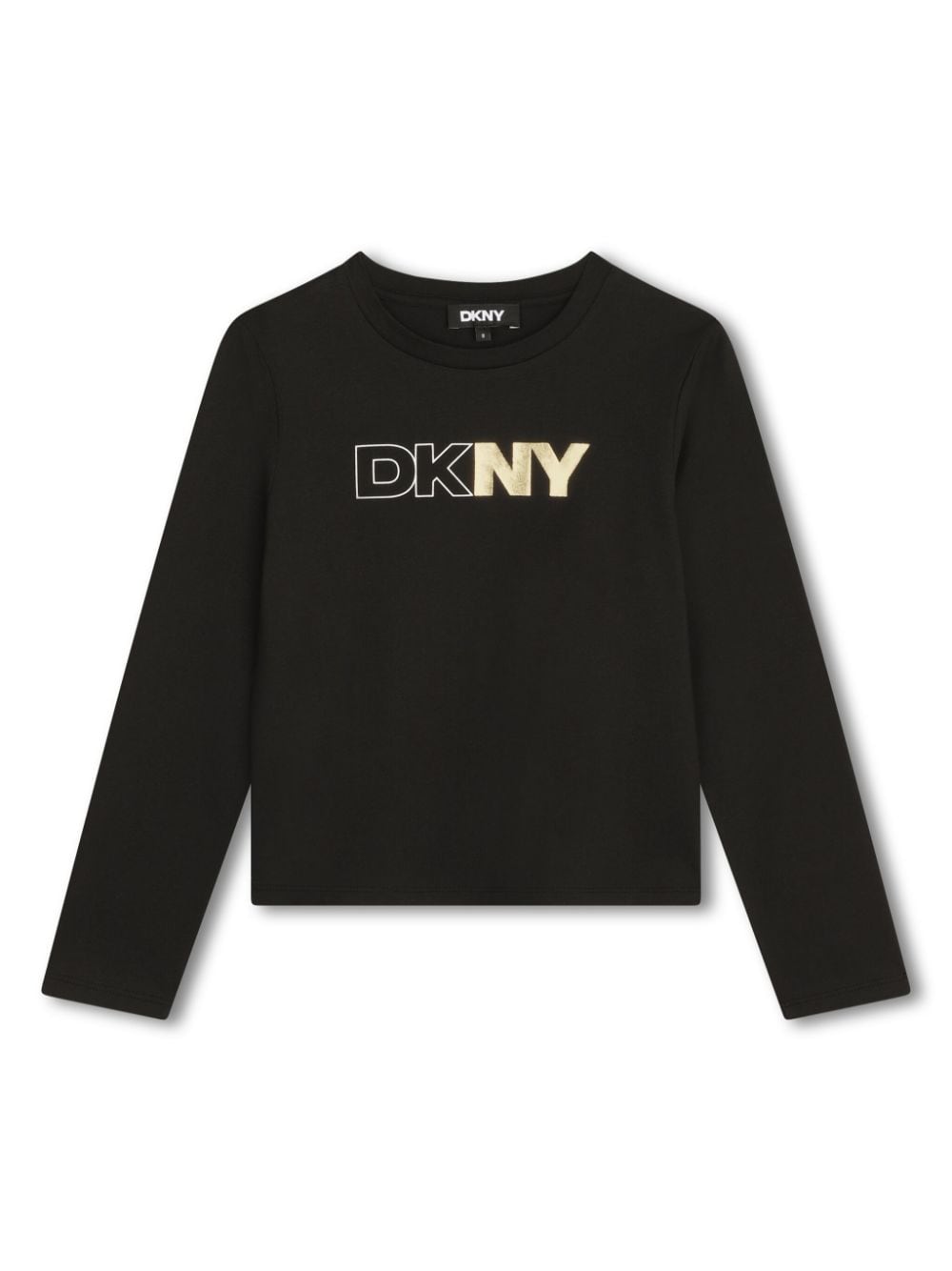 Dkny Kids logo-print cotton T-shirt - Black von Dkny Kids