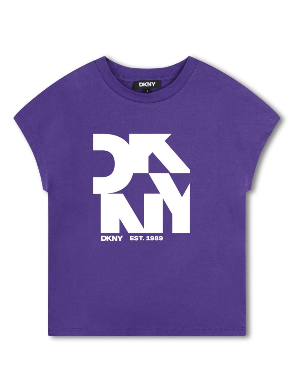 Dkny Kids logo-print cotton T-shirt - Purple von Dkny Kids