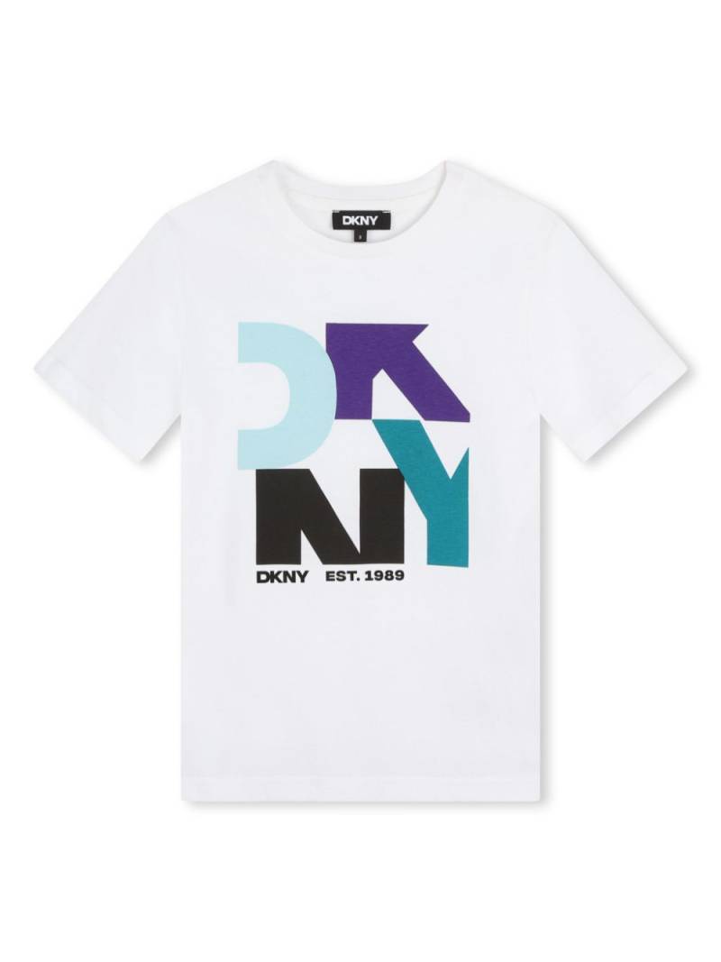 Dkny Kids logo-print cotton T-shirt - White von Dkny Kids