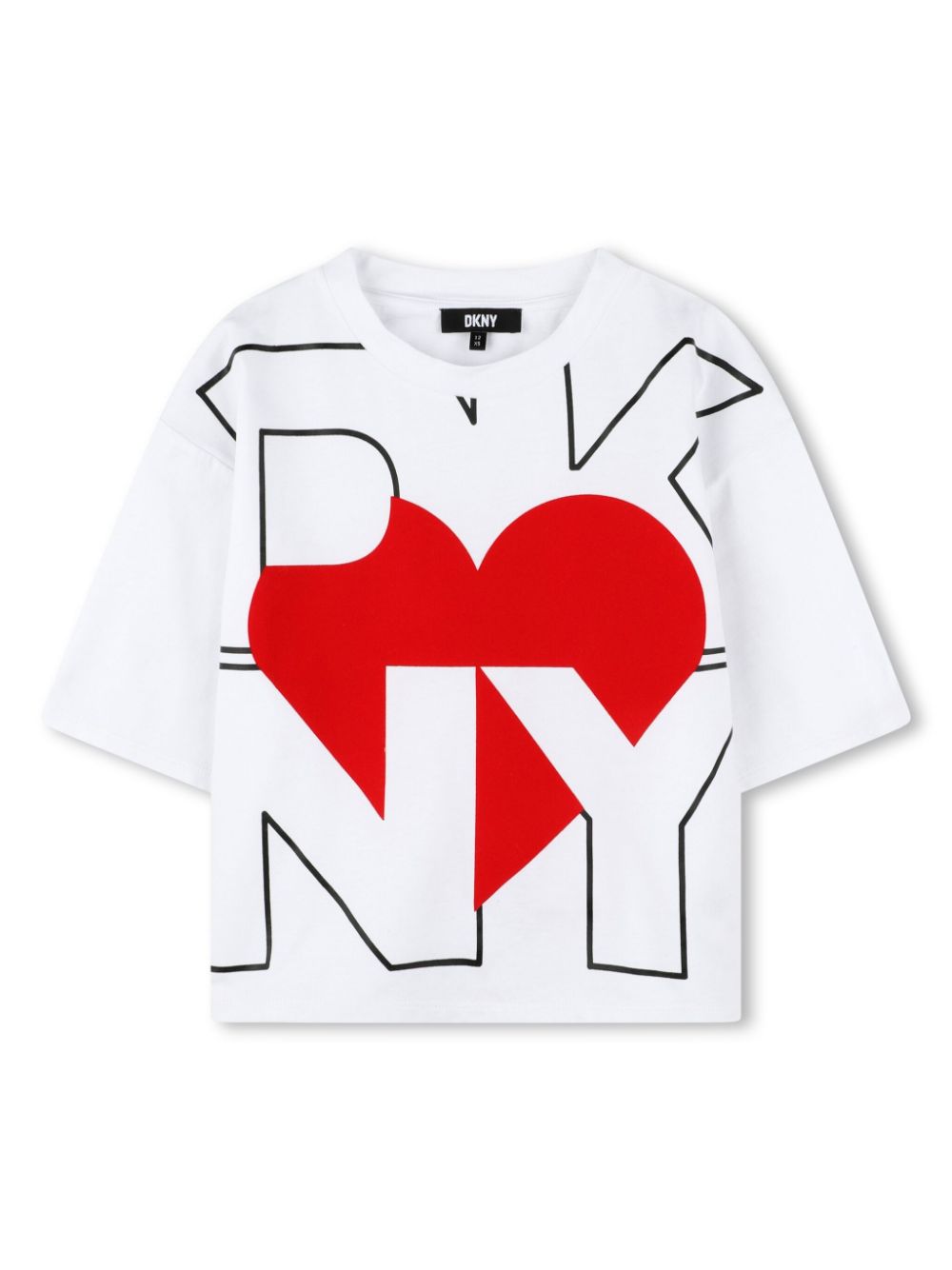 Dkny Kids logo-print cotton T-shirt - White von Dkny Kids