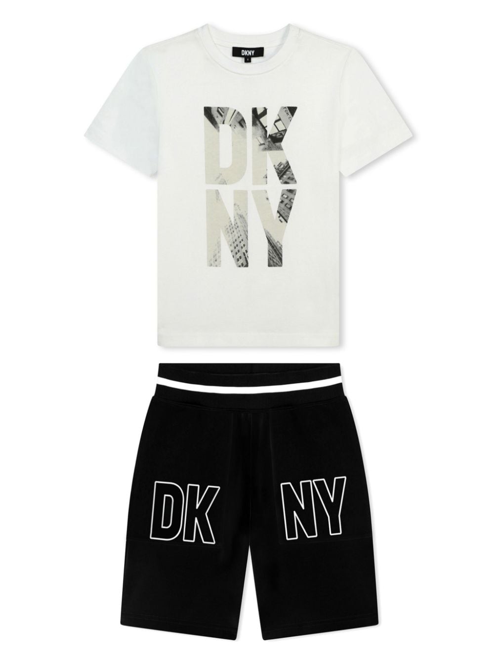 Dkny Kids logo-print cotton tracksuit set - White von Dkny Kids