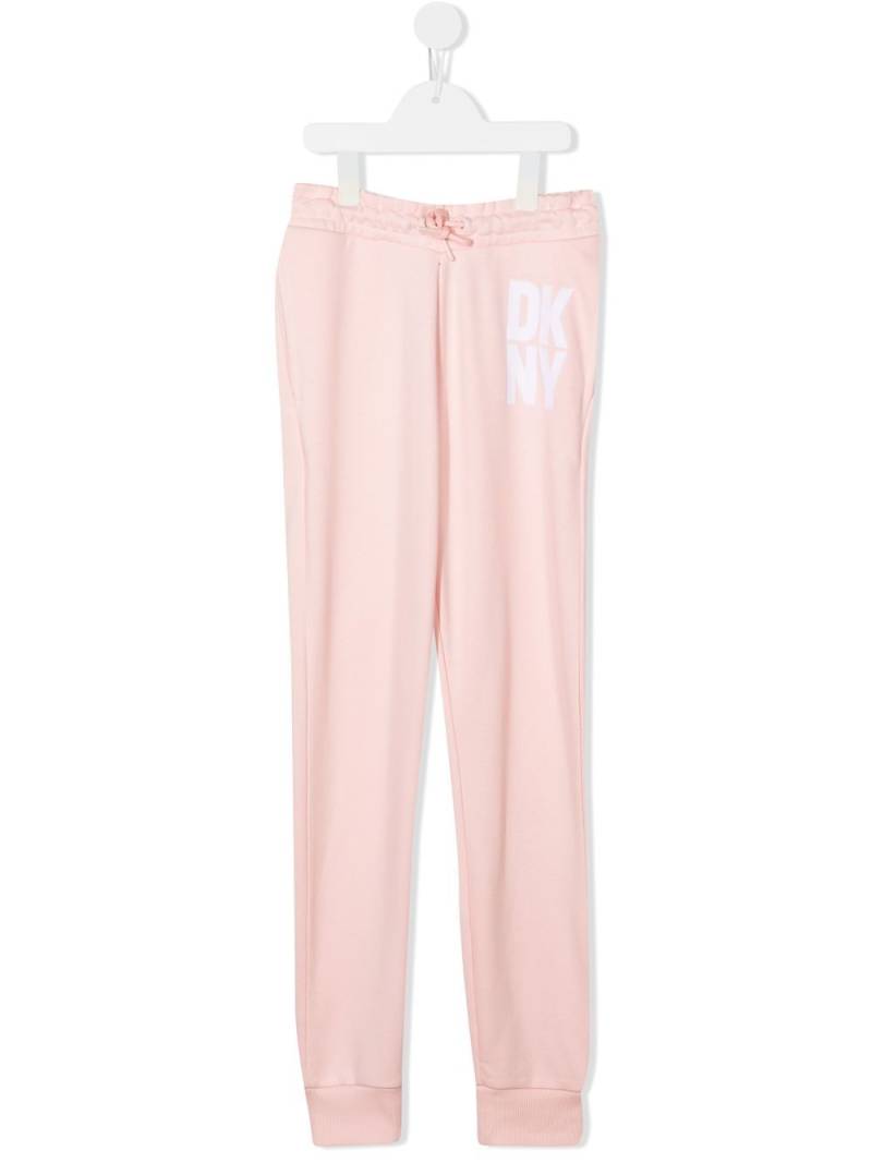 Dkny Kids logo-print drawstring-waist track pants - Pink von Dkny Kids