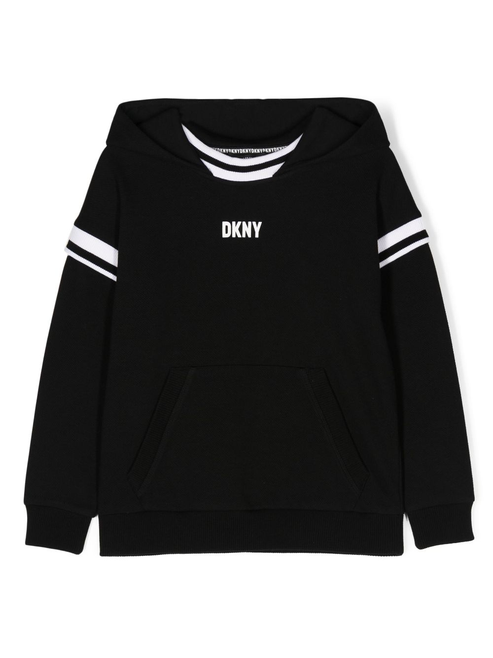 Dkny Kids logo-print hooded sweatshirt - Black von Dkny Kids