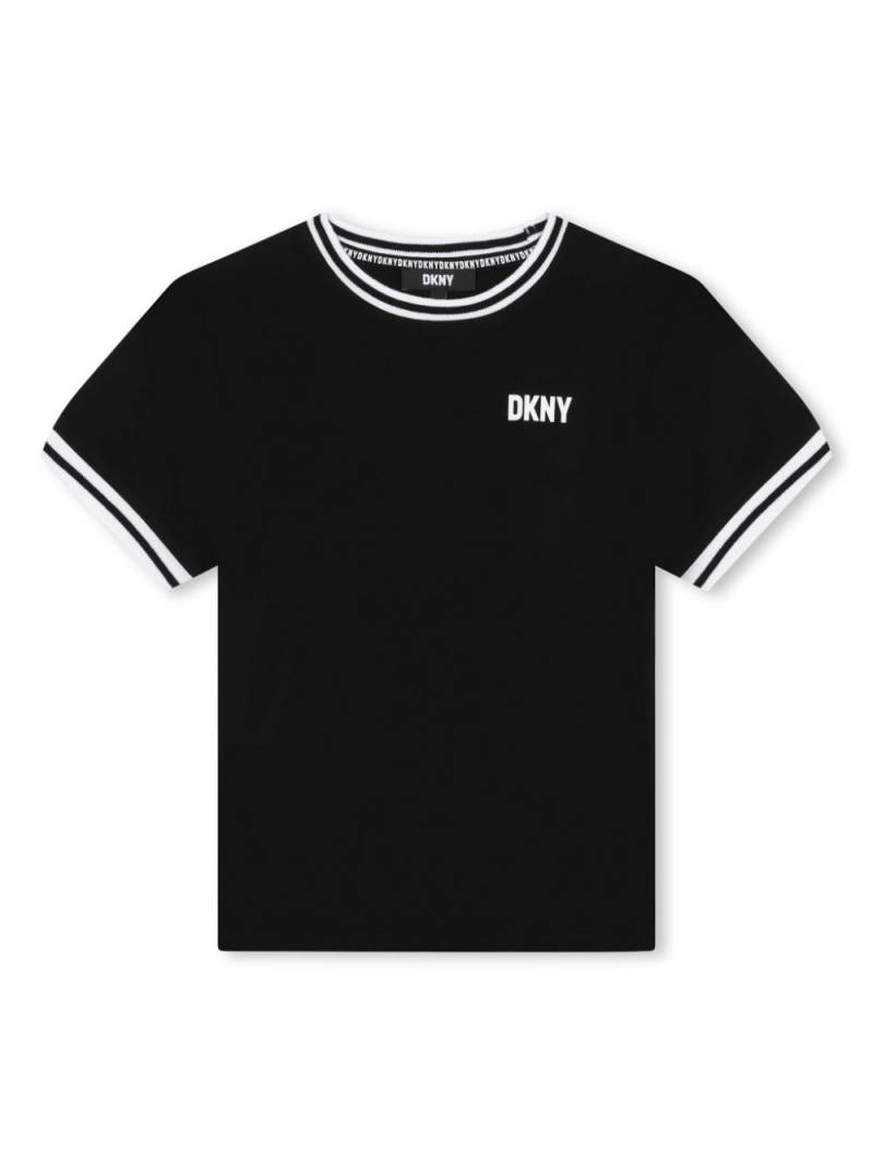 Dkny Kids logo-print organic-cotton T-shirt - Black von Dkny Kids