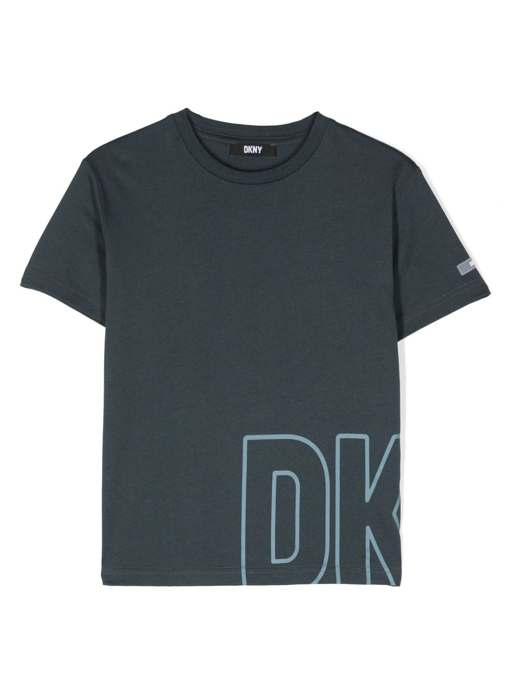 Dkny Kids logo-print organic-cotton T-shirt - Blue von Dkny Kids