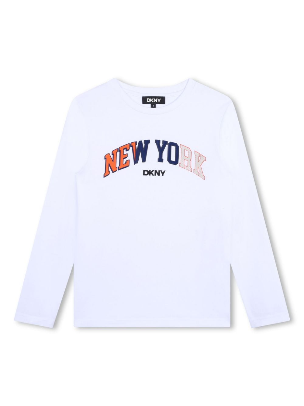 Dkny Kids logo-print organic cotton T-shirt - White von Dkny Kids