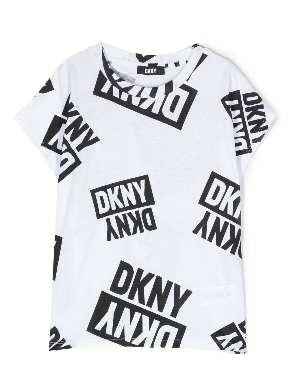 Dkny Kids logo-print short-sleeve T-shirt - Black von Dkny Kids