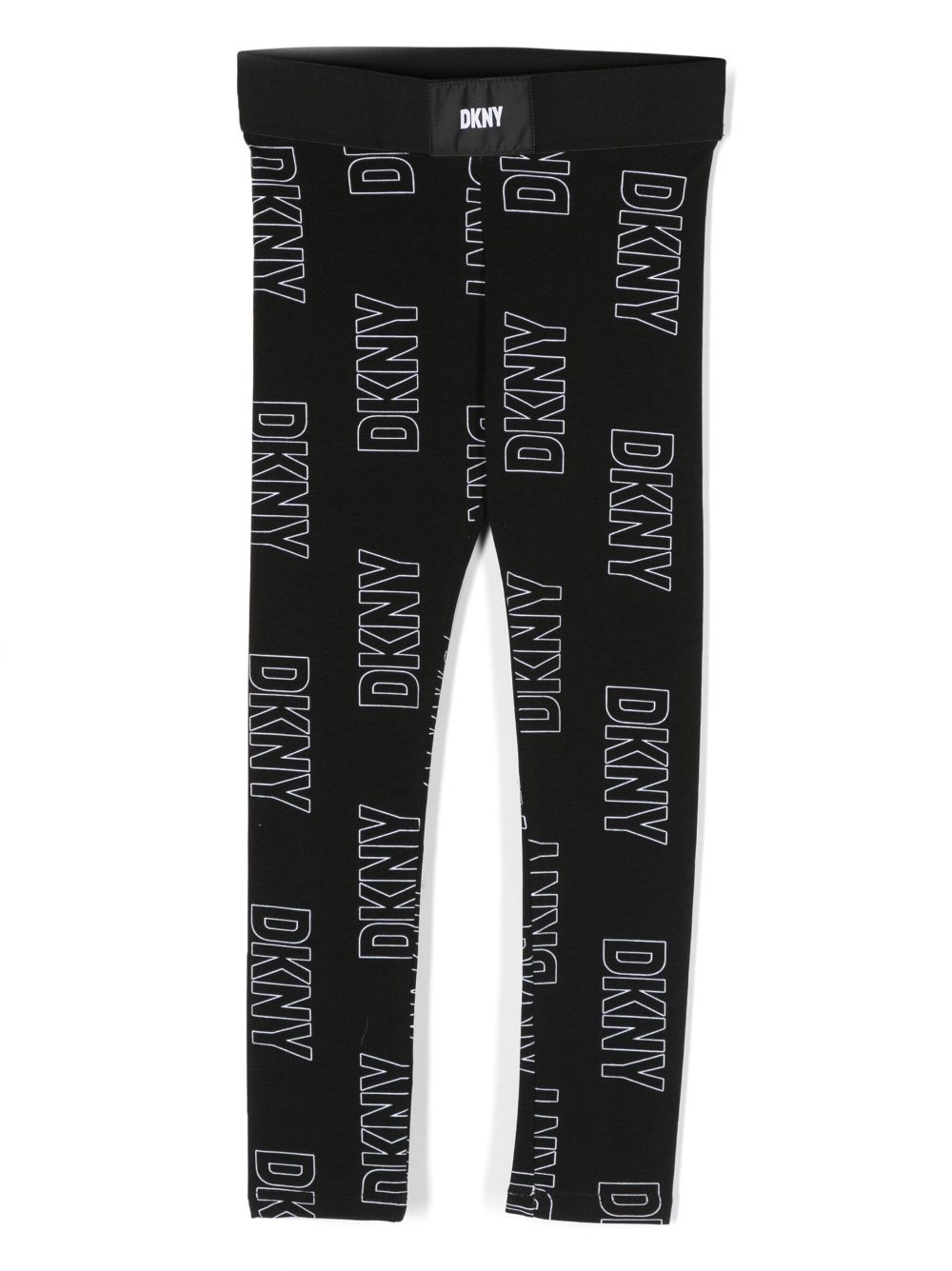 Dkny Kids logo-print stretch-cotton leggings - Black von Dkny Kids