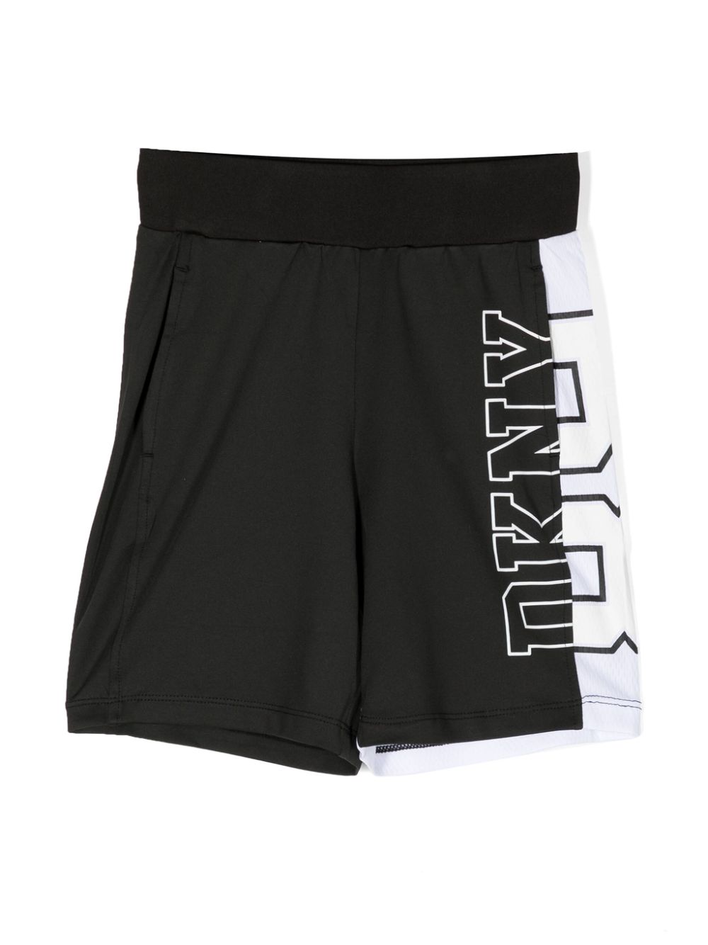 Dkny Kids logo-print track shorts - Black von Dkny Kids