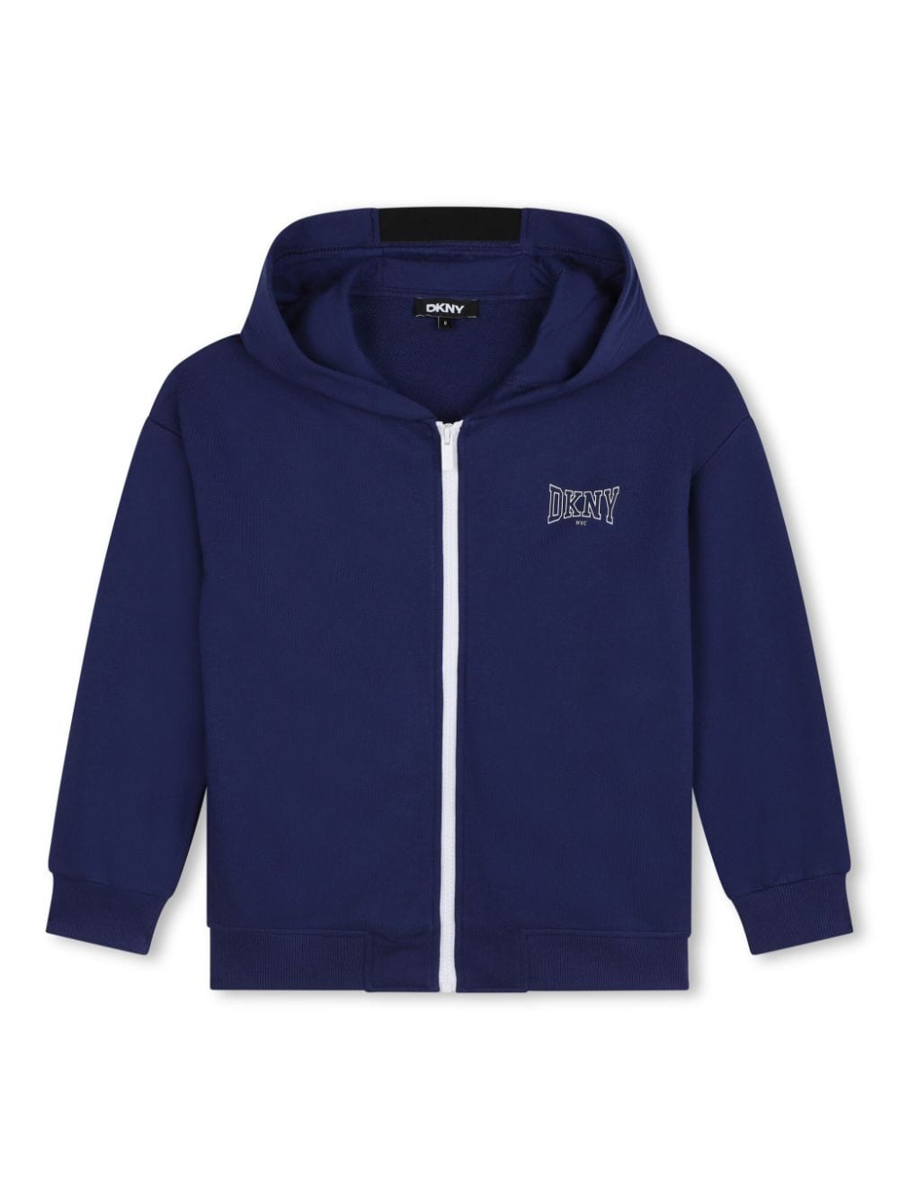 Dkny Kids logo-print zipped hoodie - Blue von Dkny Kids