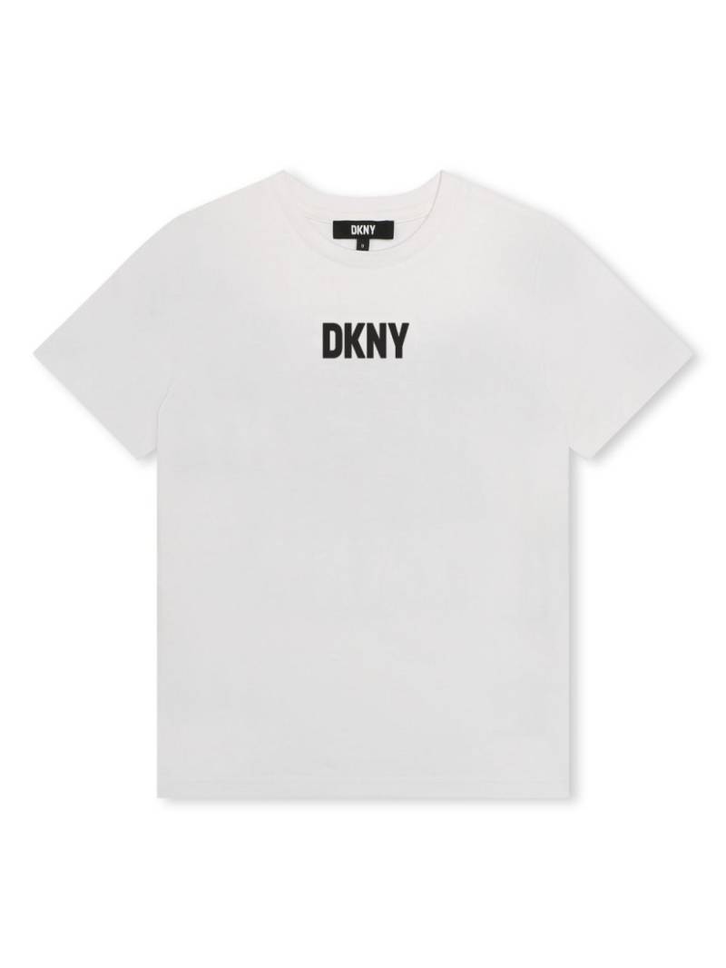 Dkny Kids photography-print cotton T-shirt - White von Dkny Kids