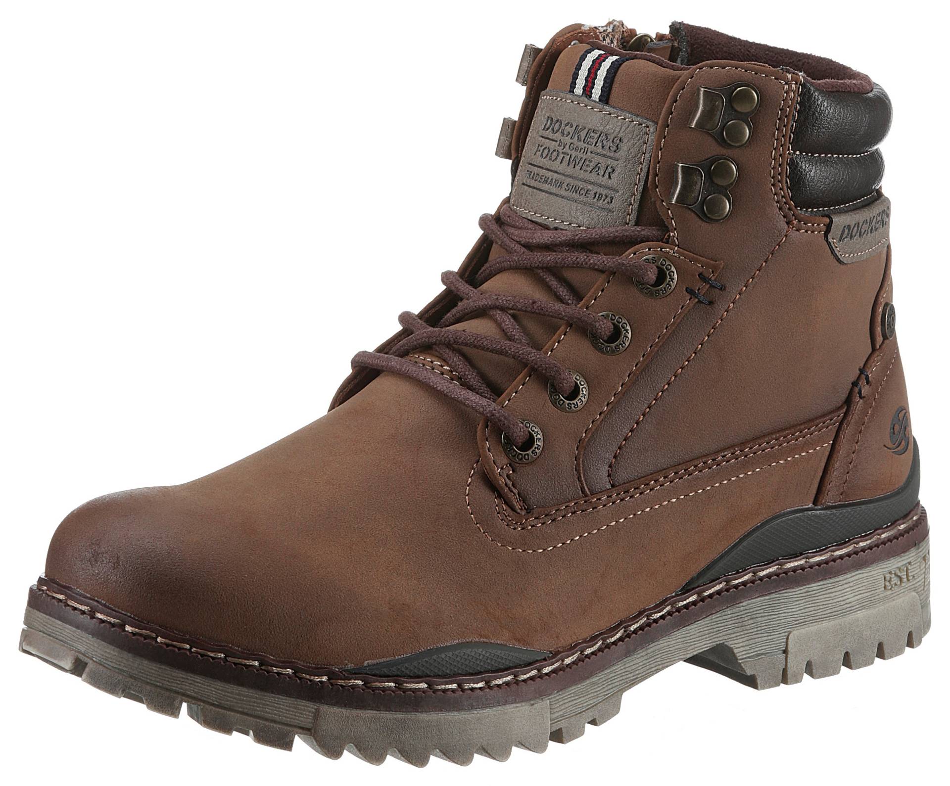 Dockers by Gerli Schnürboots, Hiking Boot, Trekking Boot, Schnürstiefel mit Reissverschluss Dockers by Gerli Schnürboots, Hiking Boot, Trekking Boot, Schnürstiefel mit Reissverschluss von Dockers by Gerli