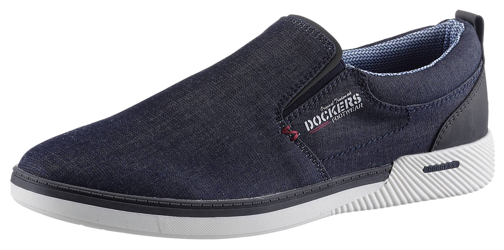 Dockers by Gerli Slipper, Slip-On Sneaker, Freizeitschuh, Schlupfschuh, Stretcheinsätze von Dockers by Gerli