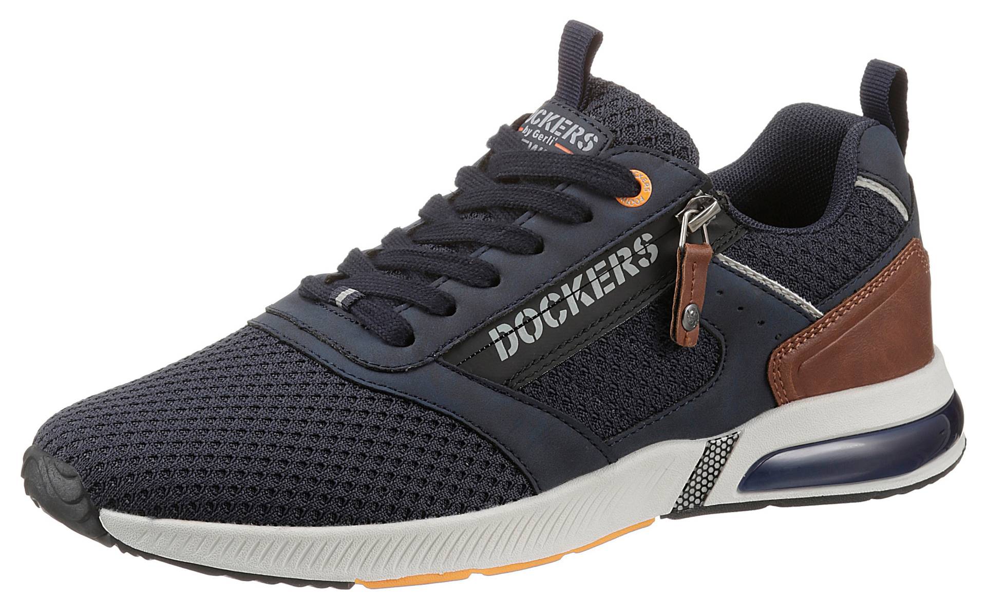 Dockers by Gerli Sneaker, mit seitlichem Reissverschluss, Freizeitschuh, Halbschuh, Schnürschuh von Dockers by Gerli