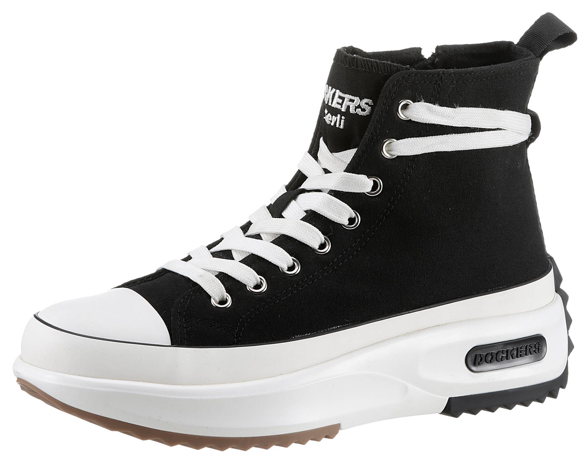 Dockers by Gerli Sneaker, High Top-Sneaker, Freizeitschuh, Schnürboots mit Plateausohle Dockers by Gerli Sneaker, High Top-Sneaker, Freizeitschuh, Schnürboots mit Plateausohle von Dockers by Gerli