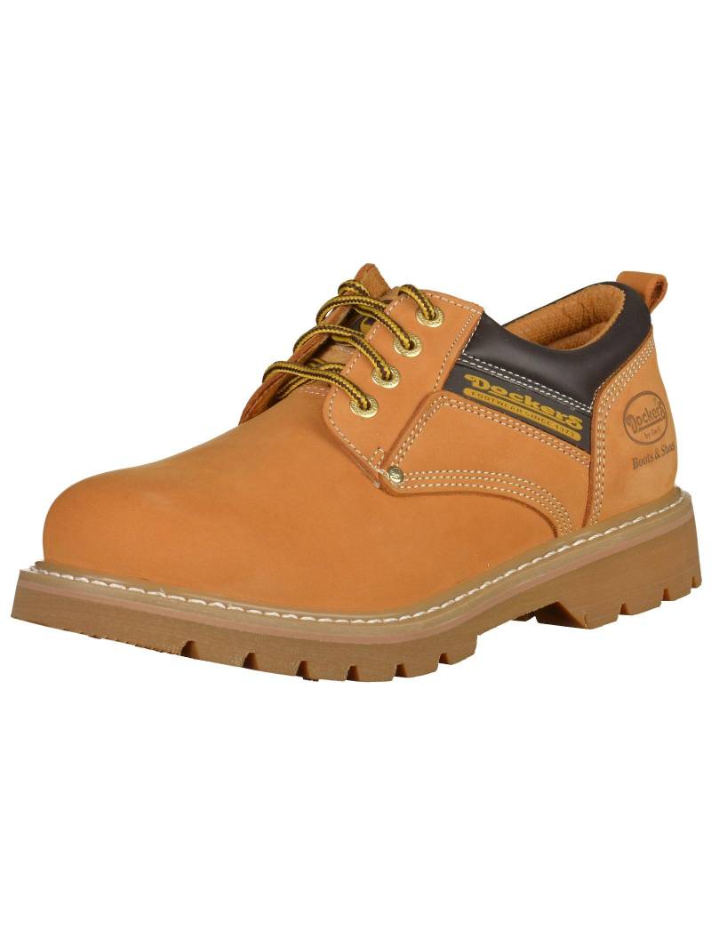 Halbschuhe Herren Gelb Orangé 41 von Dockers