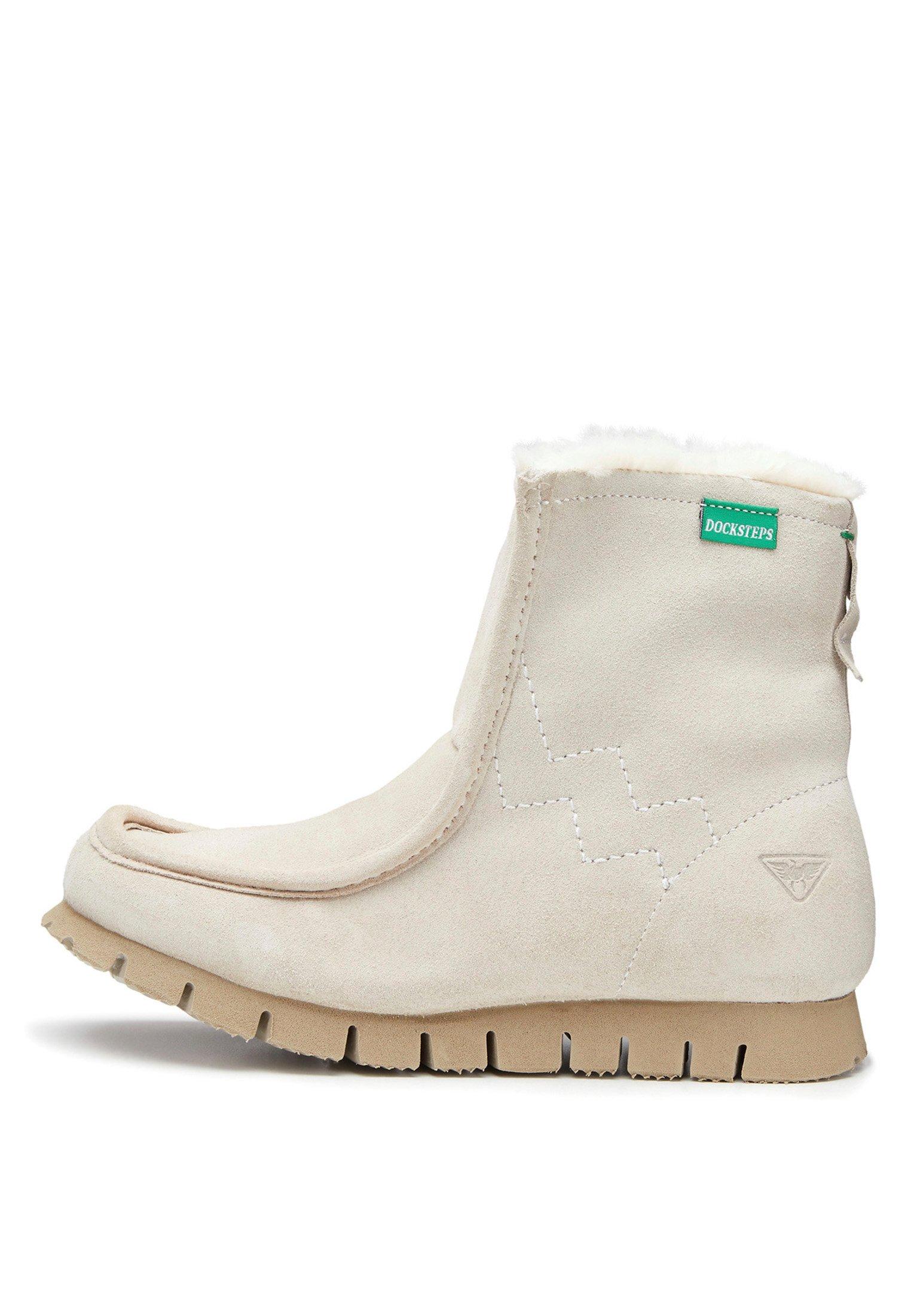 Booties Damen Weiss 36 von Docksteps