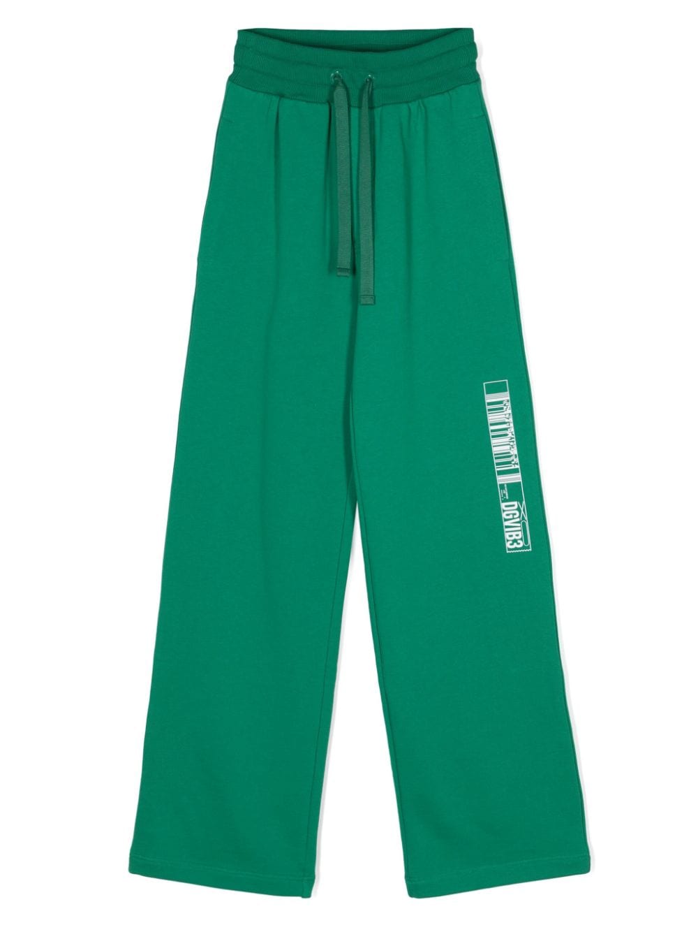 Dolce & Gabbana DGVIB3 DGVIB3-print cotton track pants - Green