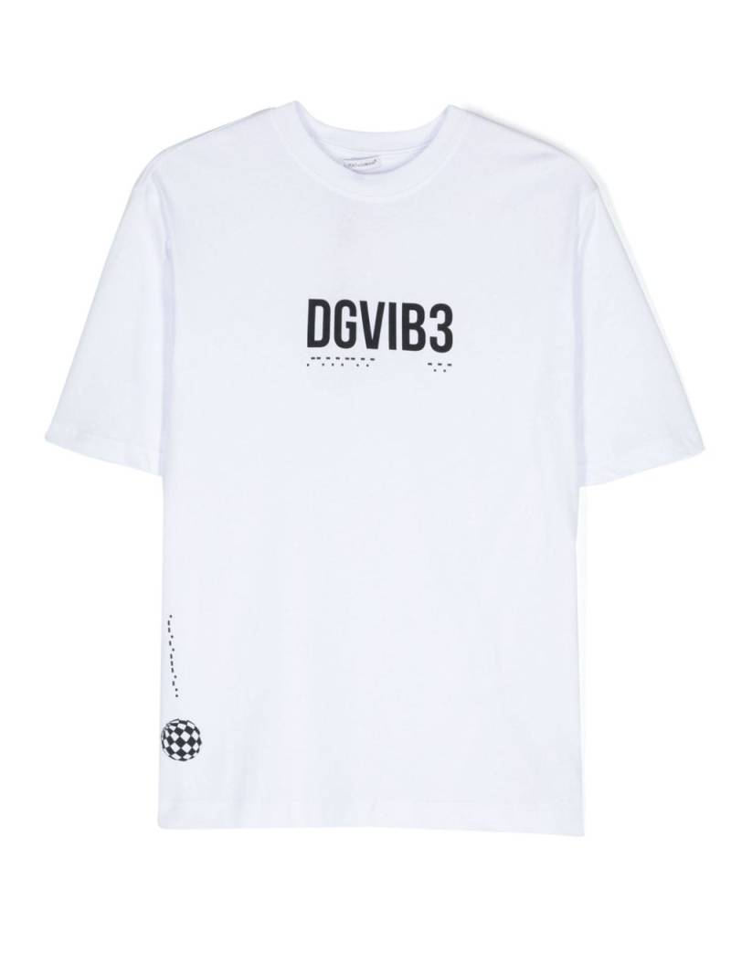 Dolce & Gabbana DGVIB3 logo-print T-shirt - White von Dolce & Gabbana DGVIB3