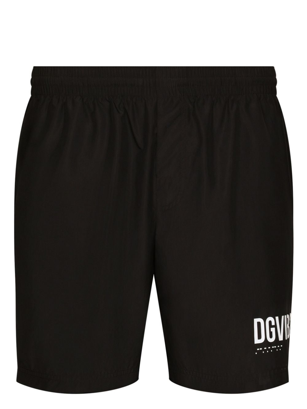 Dolce & Gabbana DGVIB3 logo-print swim shorts - Black von Dolce & Gabbana DGVIB3