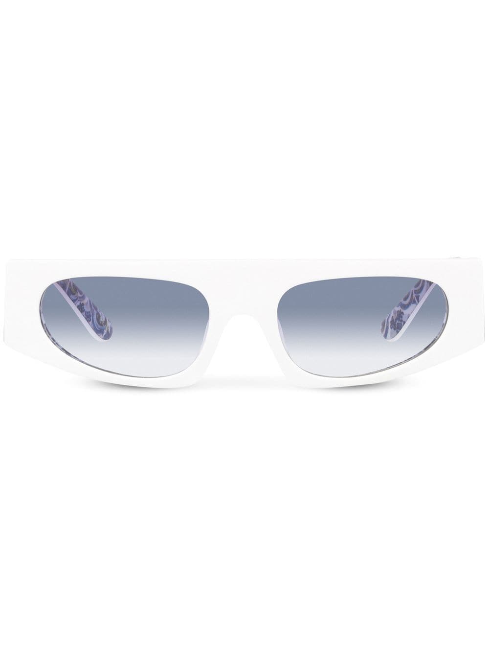 Dolce & Gabbana Eyewear Blu Mediterraneo sunglasses - White von Dolce & Gabbana Eyewear