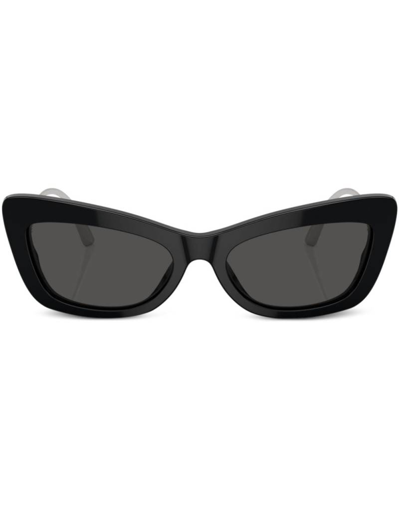 Dolce & Gabbana Eyewear Crystal cat-eye sunglasses - Silver von Dolce & Gabbana Eyewear