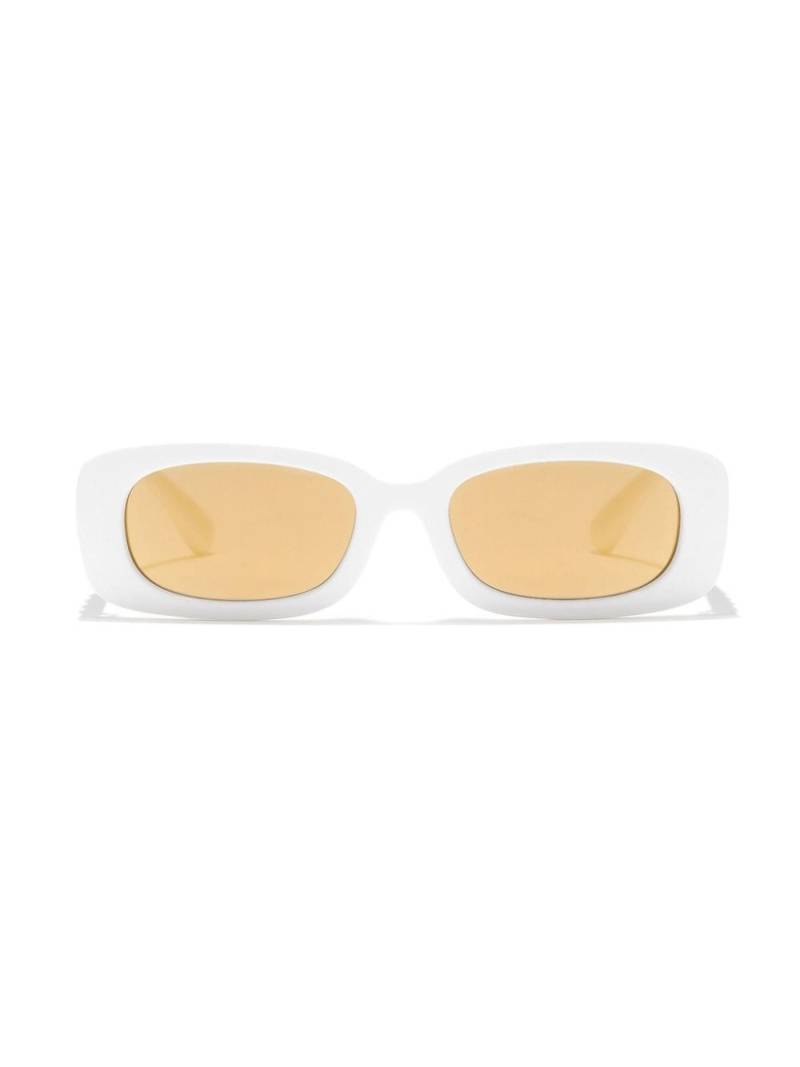 Dolce & Gabbana Eyewear DG CHARMS rectangle-frame sunglasses - White von Dolce & Gabbana Eyewear