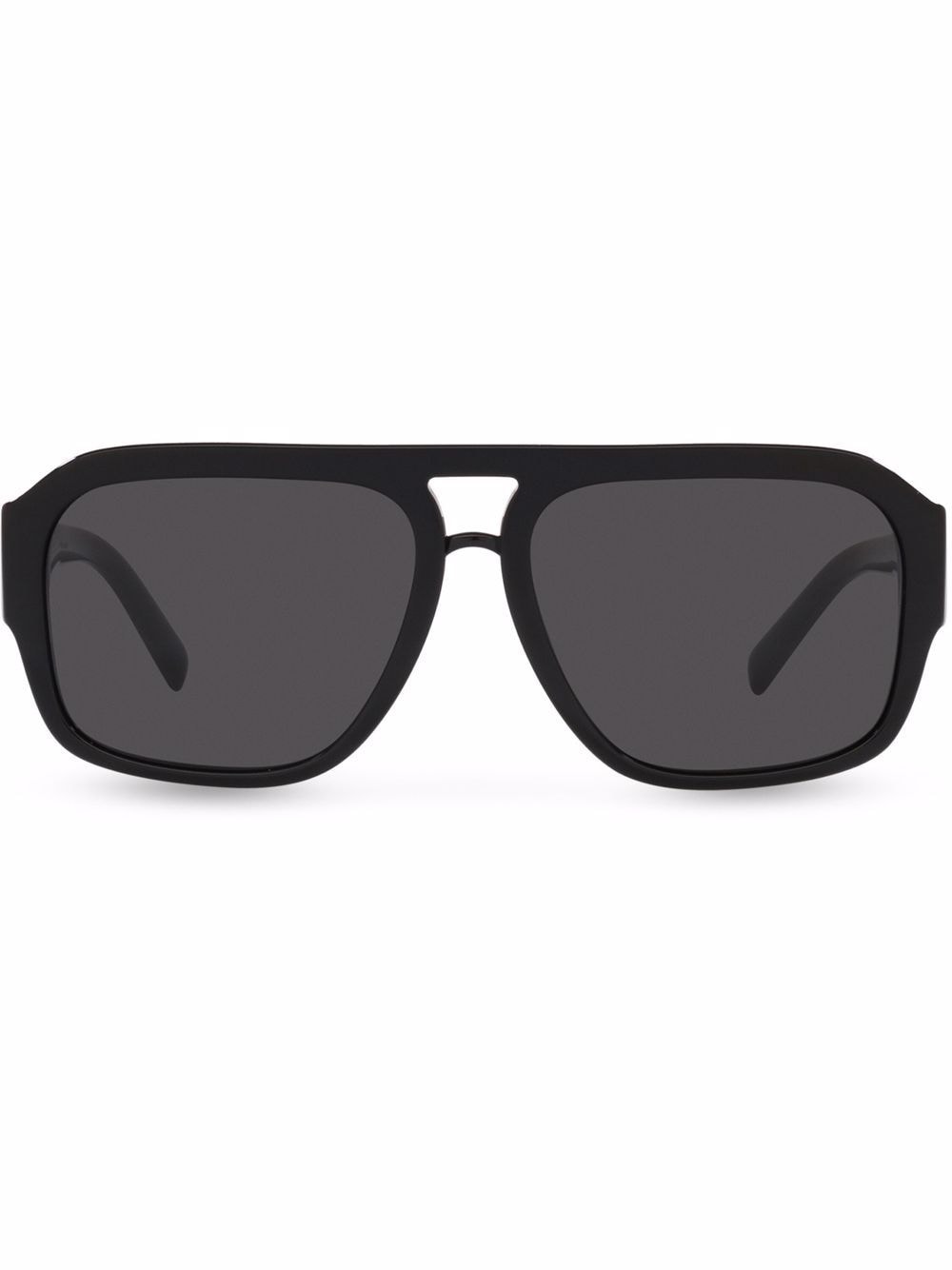 Dolce & Gabbana Eyewear DG Crossed pilot-frame sunglasses - Black von Dolce & Gabbana Eyewear