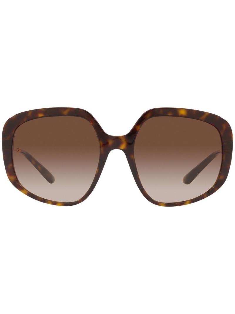 Dolce & Gabbana Eyewear DG Light oversize-frame sunglasses - Brown von Dolce & Gabbana Eyewear