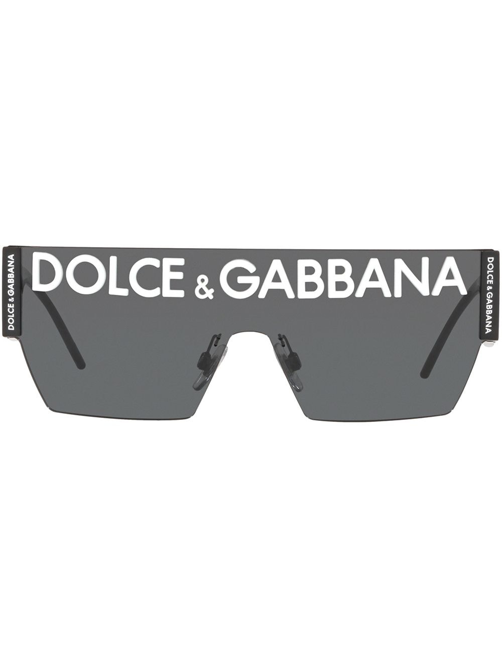 Dolce & Gabbana Eyewear DG Logo oversized-frame sunglasses - Black von Dolce & Gabbana Eyewear