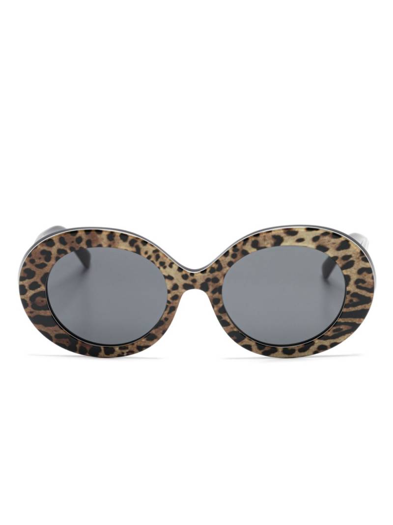 Dolce & Gabbana Eyewear DG logo sunglasses - Neutrals von Dolce & Gabbana Eyewear