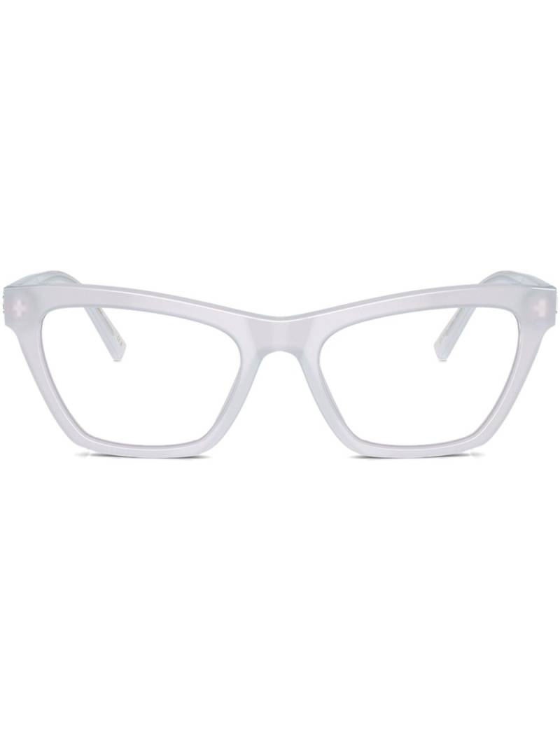 Dolce & Gabbana Eyewear DG-plaque glasses - White von Dolce & Gabbana Eyewear