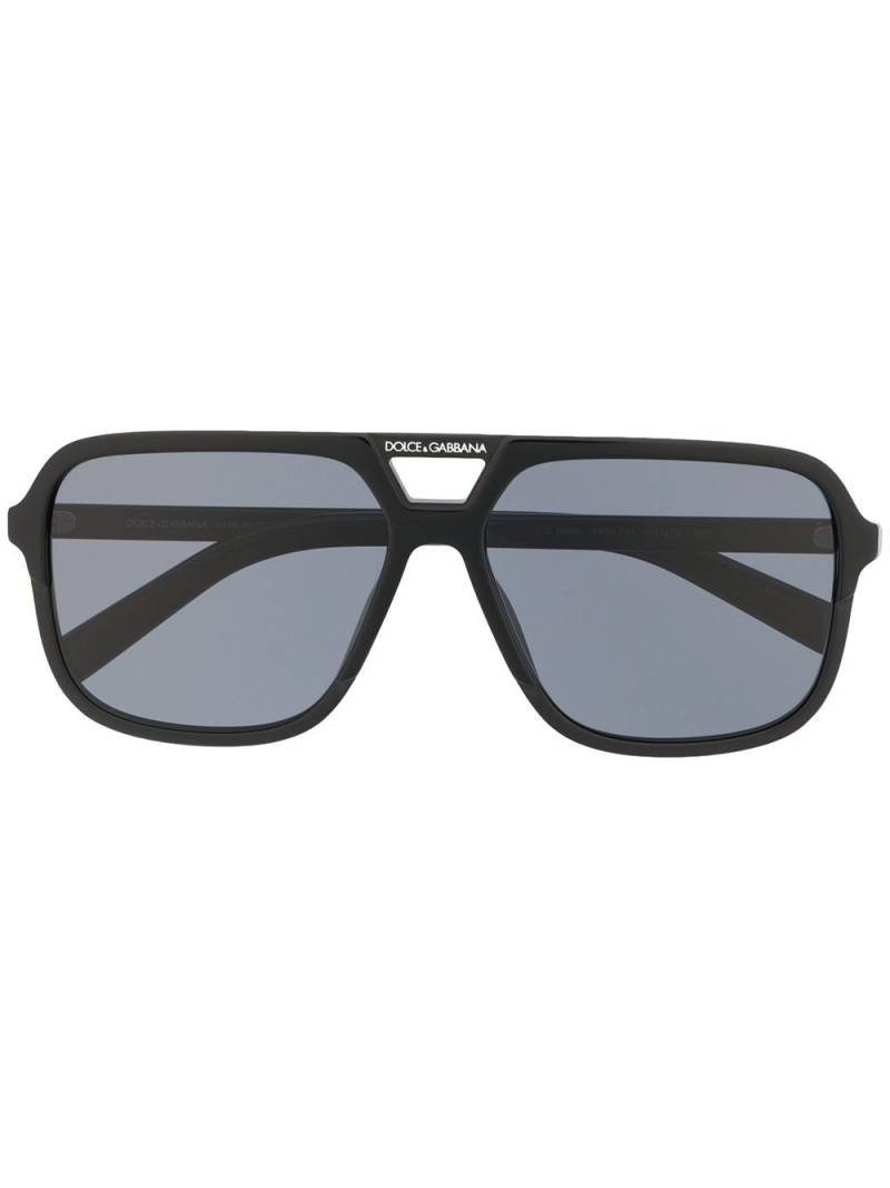 Dolce & Gabbana Eyewear DG4354 pilot sunglasses - Black von Dolce & Gabbana Eyewear