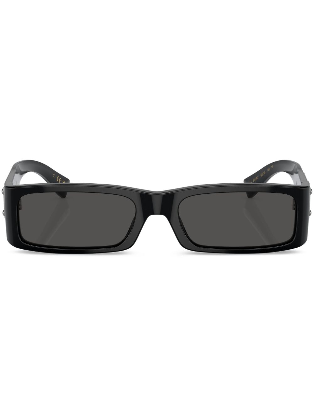 Dolce & Gabbana Eyewear DG4444 rectangle frame sunglasses - Black von Dolce & Gabbana Eyewear