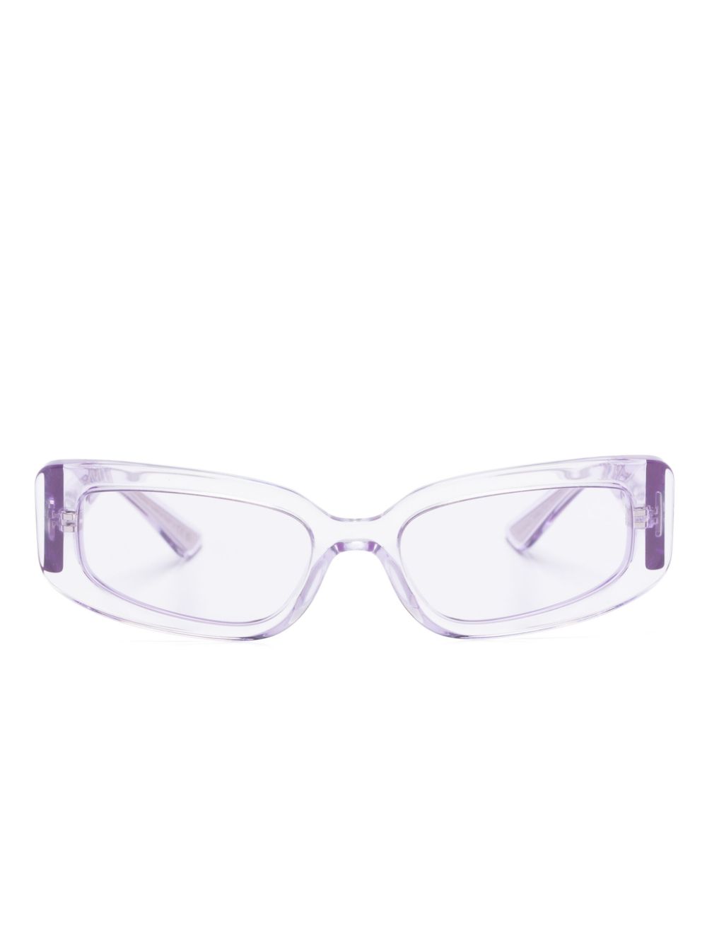 Dolce & Gabbana Eyewear DG4445 rectangle-frame sunglasses - Purple von Dolce & Gabbana Eyewear