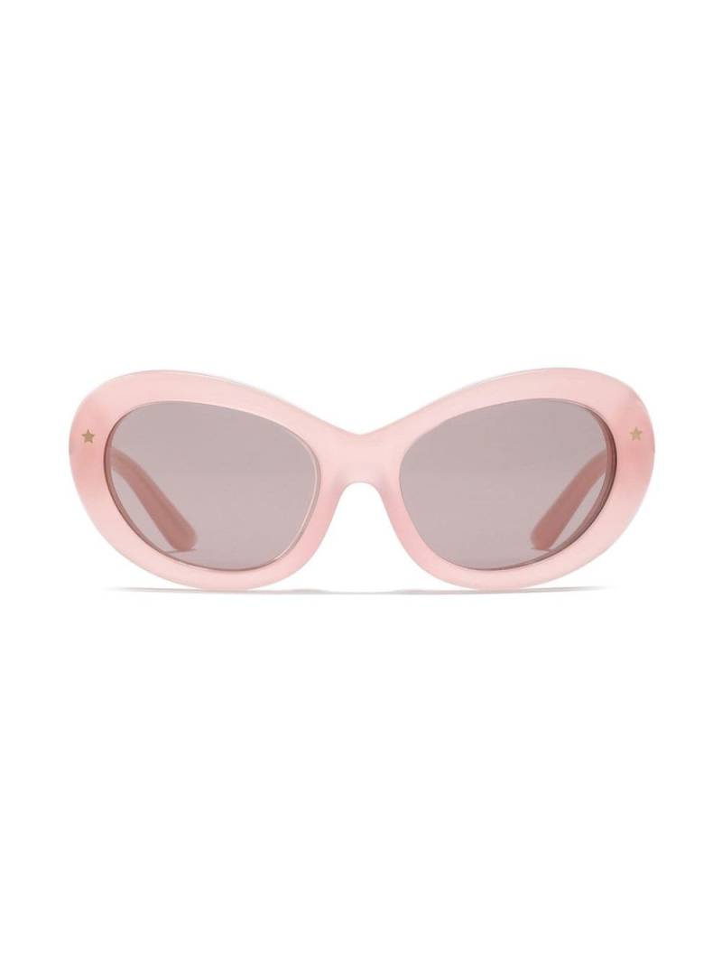 Dolce & Gabbana Eyewear DNA oval-frame sunglasses - Pink von Dolce & Gabbana Eyewear